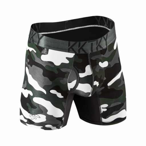 Alternative view of Pánské boxerky KKTKY Briefs Jidášův stín Maskáčové šedé
