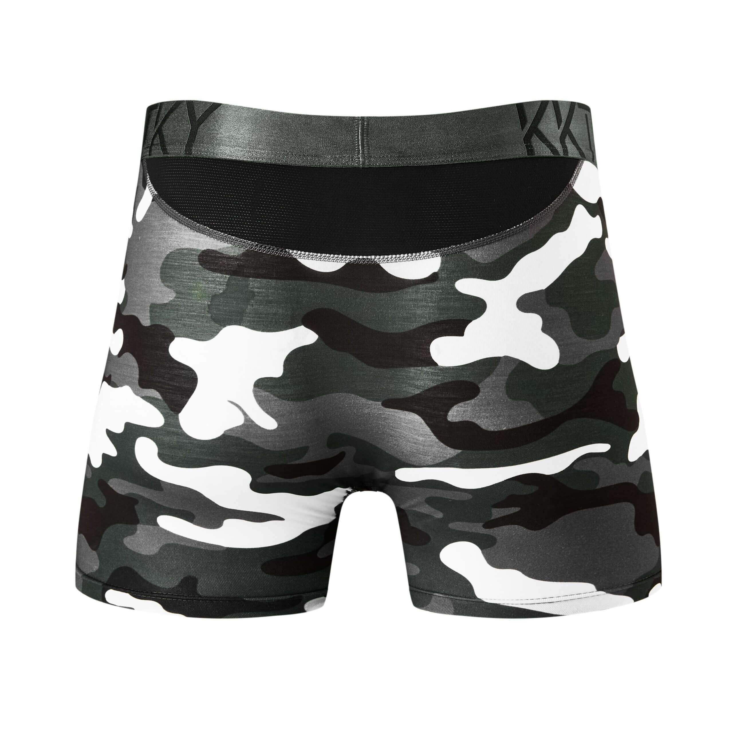Pánské boxerky KKTKY Trunks Jidášův stín Maskáčové šedé 4 Pánské boxerky KKTKY Trunks Jidášův stín Maskáčové šedé - Obrázek 4