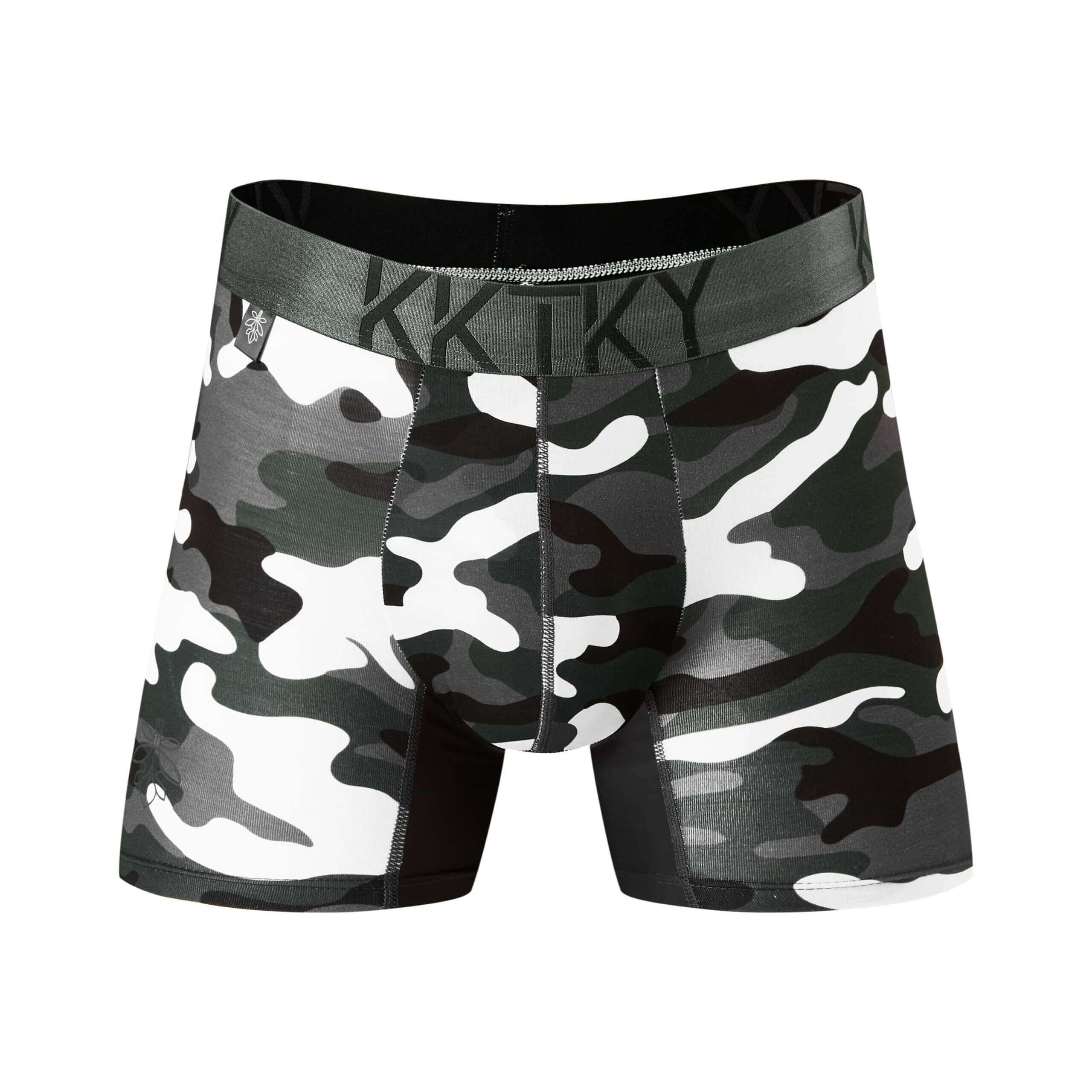 Pánské boxerky KKTKY Trunks Jidášův stín Maskáčové šedé 1 Pánské boxerky KKTKY Trunks Jidášův stín Maskáčové šedé
