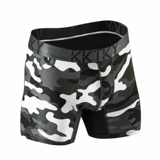 Alternative view of Pánské boxerky KKTKY Trunks Jidášův stín Maskáčové šedé