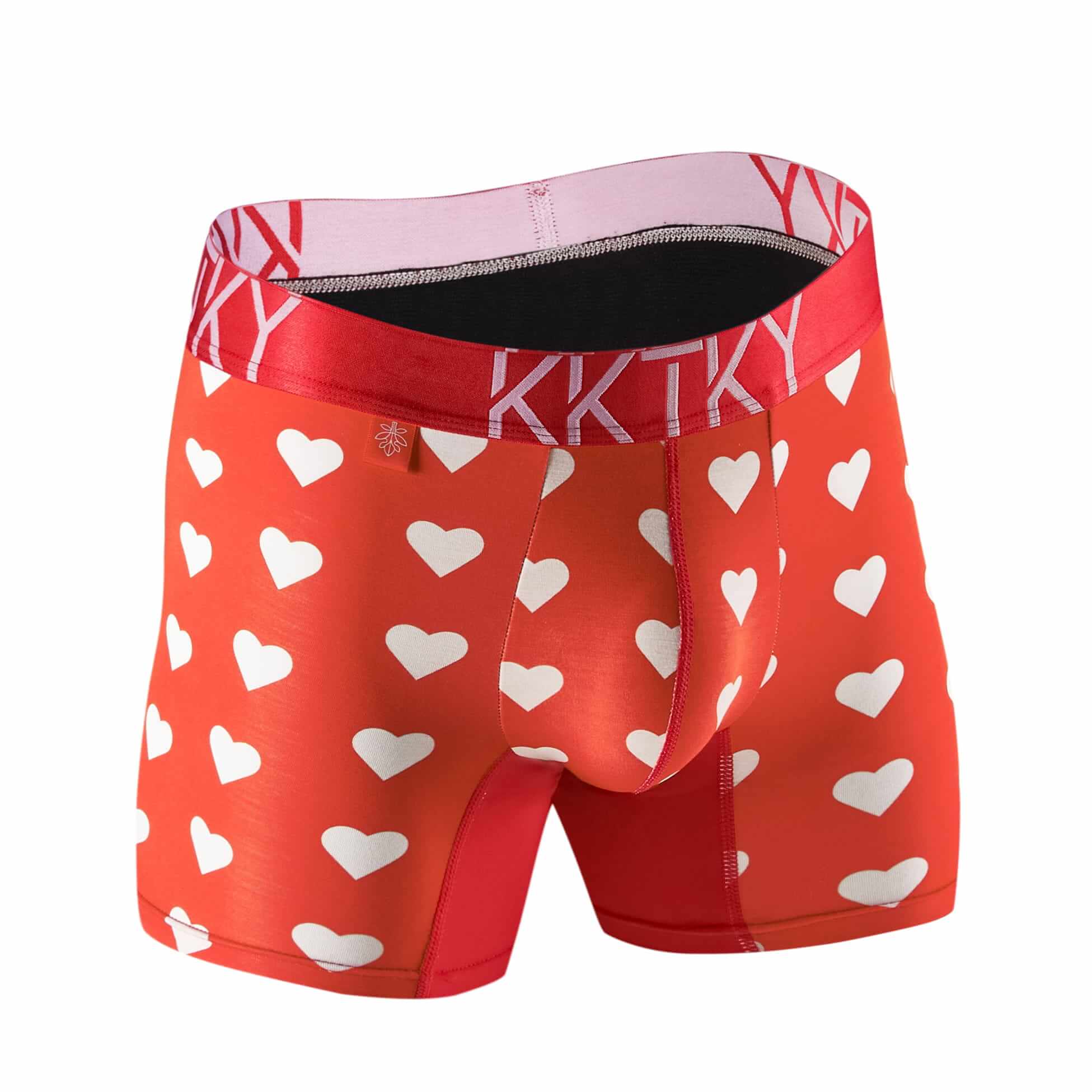 Pánské boxerky KKTKY Trunks Rajská láska Srdíčkové 2 Pánské boxerky KKTKY Trunks Rajská láska Srdíčkové - Obrázek 2