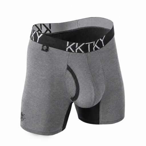 Alternative view of Pánské boxerky KKTKY Briefs Kainův hřích Sivo Černé