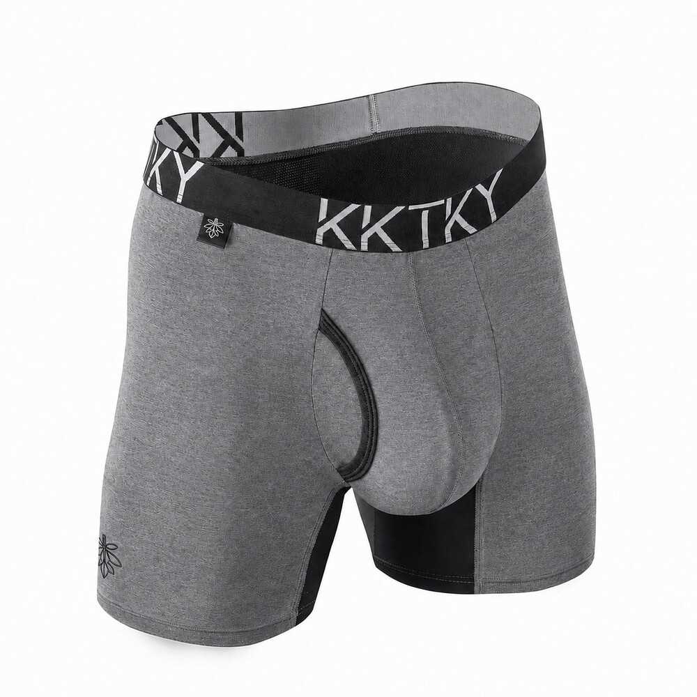 Pánské boxerky KKTKY Briefs Kainův hřích Sivo Černé 2 Pánské boxerky KKTKY Briefs Kainův hřích Sivo Černé - Obrázek 2