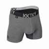 Pánské boxerky KKTKY Trunks Kainův hřích Sivo Černé 4 Pánské boxerky KKTKY Trunks Kainův hřích Sivo Černé - Obrázek 2