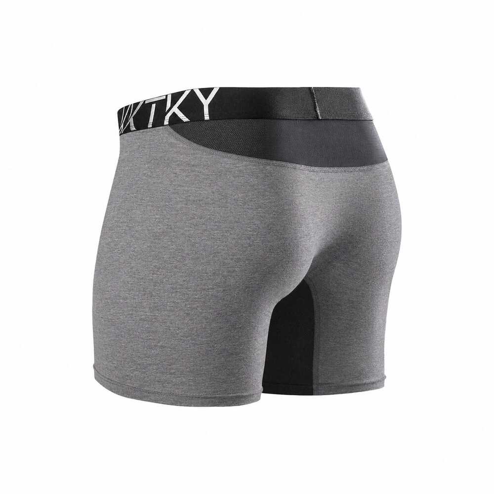 Pánské boxerky KKTKY Trunks Kainův hřích Sivo Černé 3 Pánské boxerky KKTKY Trunks Kainův hřích Sivo Černé - Obrázek 3