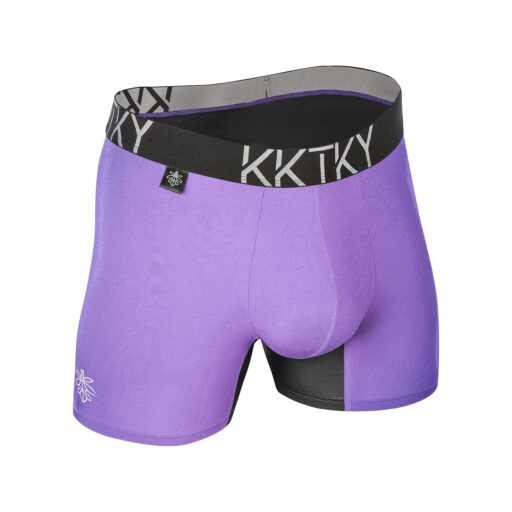 Alternative view of Pánské boxerky KKTKY Trunks Šalamounovo roucho Fialové