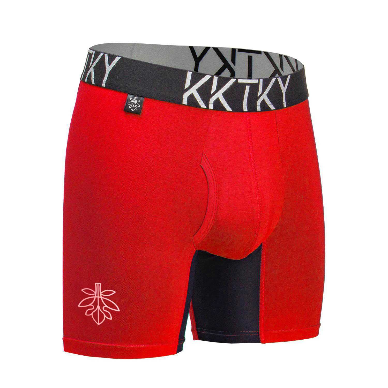Pánské boxerky KKTKY Briefs Zakázané Ovoce Červené 6 Pánské boxerky KKTKY Briefs Zakázané Ovoce Červené - Obrázek 6