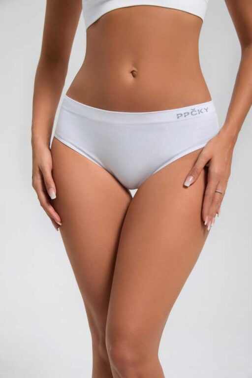 PPČKY SmoothLine Andělské pírko Bílé Bikini Brief
