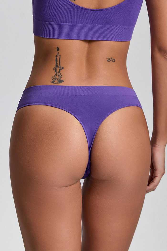 PPČKY SmoothLine Magdalénina odvaha Fialová Tanga 2 PPČKY SmoothLine Magdalénina odvaha Fialová Tanga - Obrázek 2