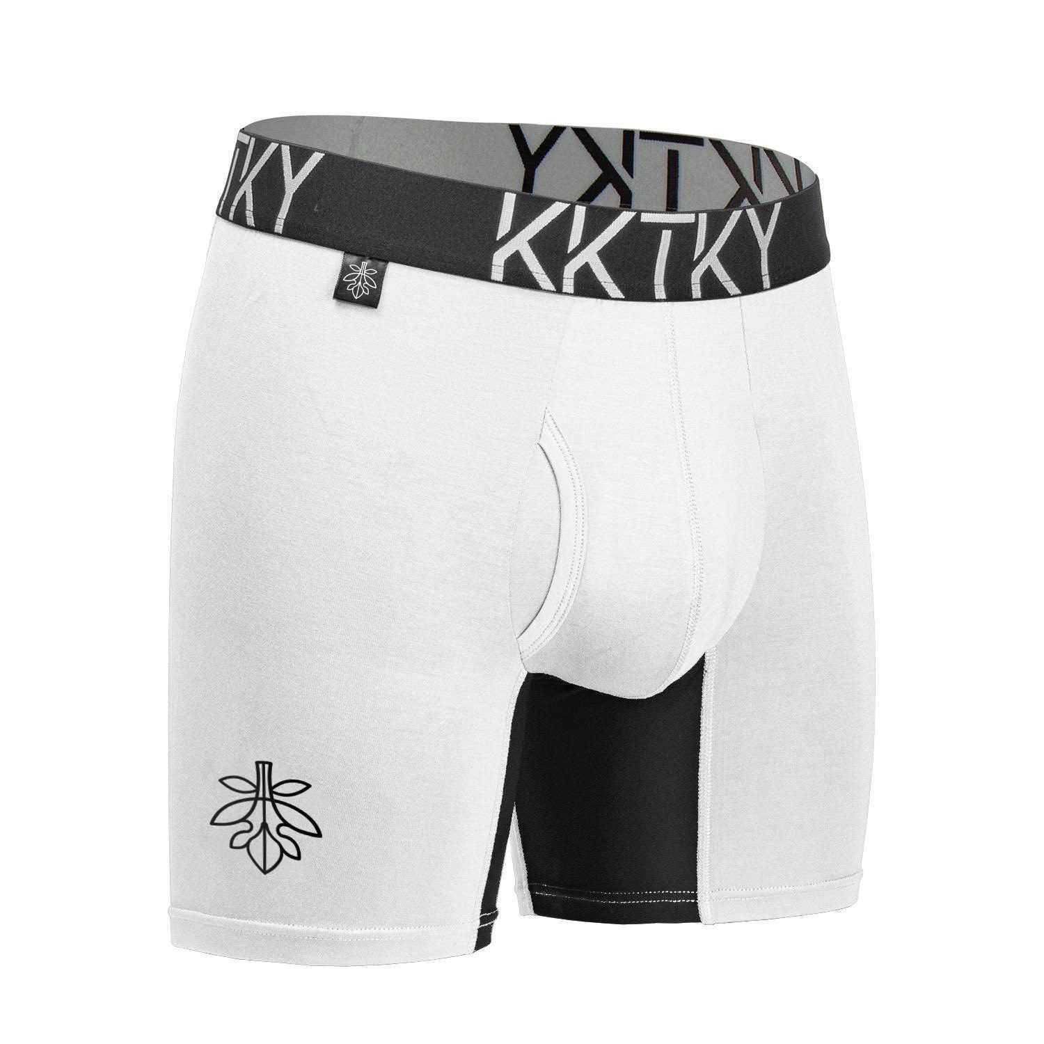 Pánské boxerky KKTKY Briefs Adamovo Žebro Bílé 5 Pánské boxerky KKTKY Briefs Adamovo Žebro Bílé - Obrázek 5