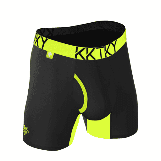 Alternative view of Pánské boxerky KKTKY Briefs Gabrielův paprsek Neonová žlutá
