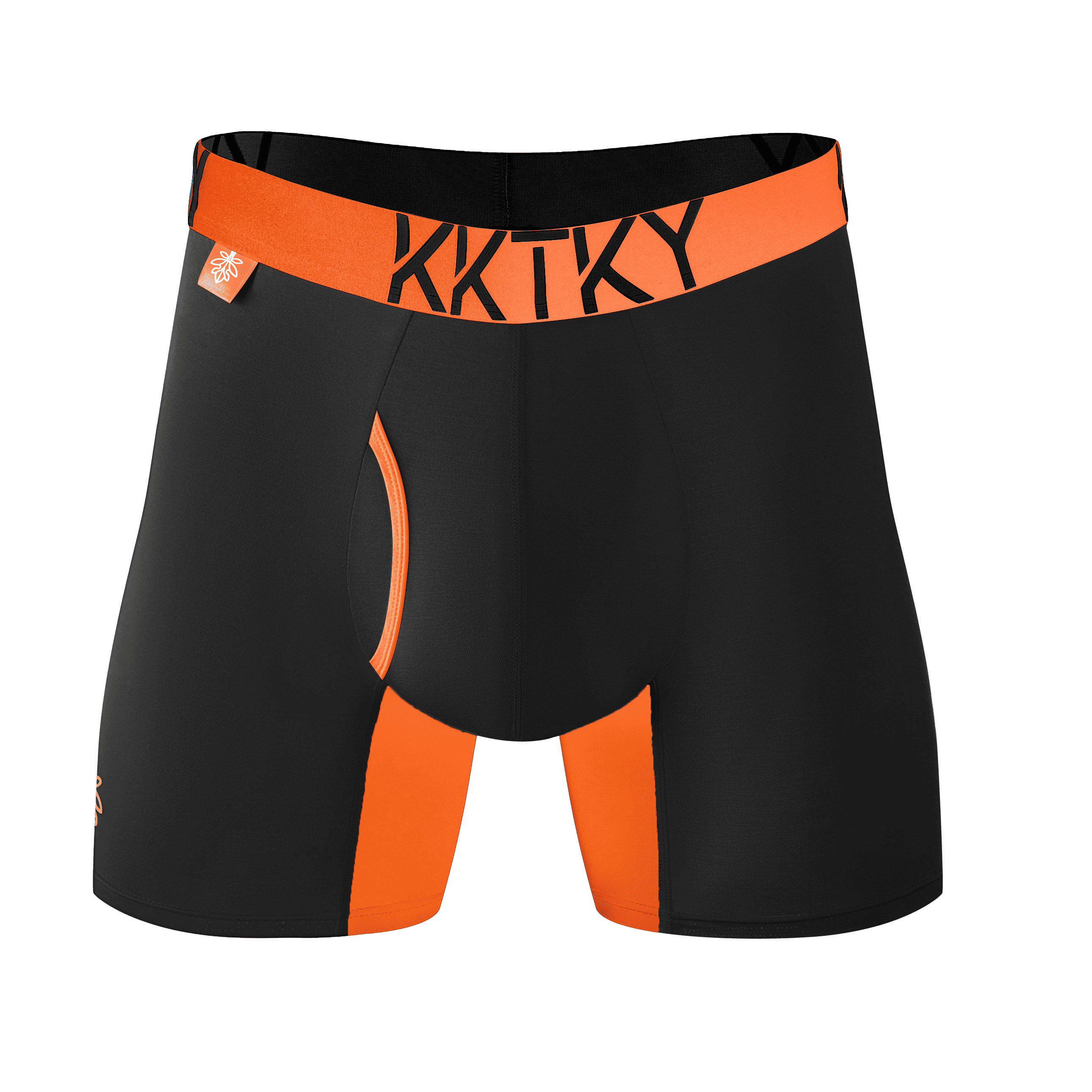 Pánské boxerky KKTKY Briefs Hořící keř Neonová oranžová 1 Pánské boxerky KKTKY Briefs Hořící keř Neonová oranžová