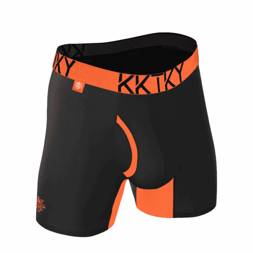 Alternative view of Pánské boxerky KKTKY Briefs Hořící keř Neonová oranžová