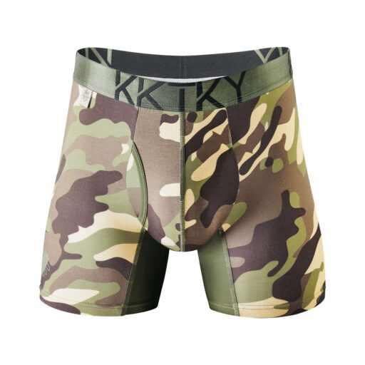 Pánské boxerky KKTKY Briefs Jidášův úkryt Maskáčové