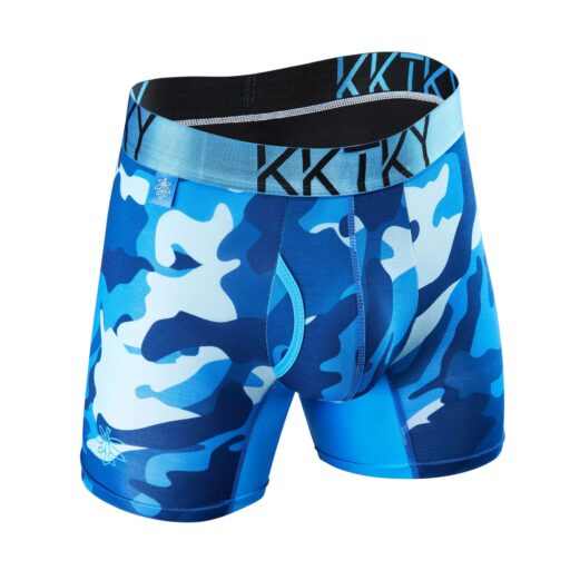 Alternative view of Pánské boxerky KKTKY Briefs Jidášova vina Maskáčové modré