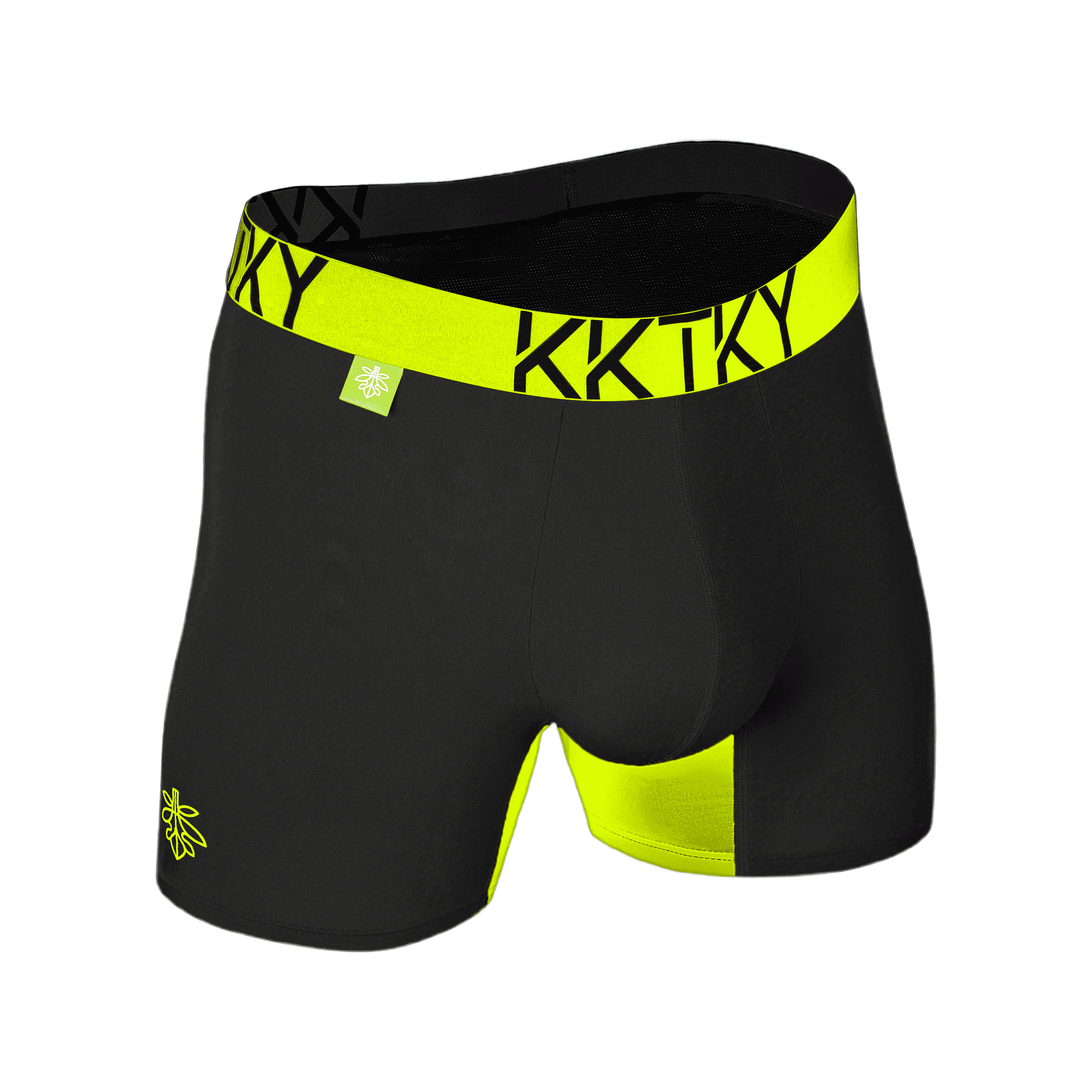 Pánské boxerky KKTKY Trunks Gabrielův paprsek Neonová žlutá 2 Pánské boxerky KKTKY Trunks Gabrielův paprsek Neonová žlutá - Obrázek 2
