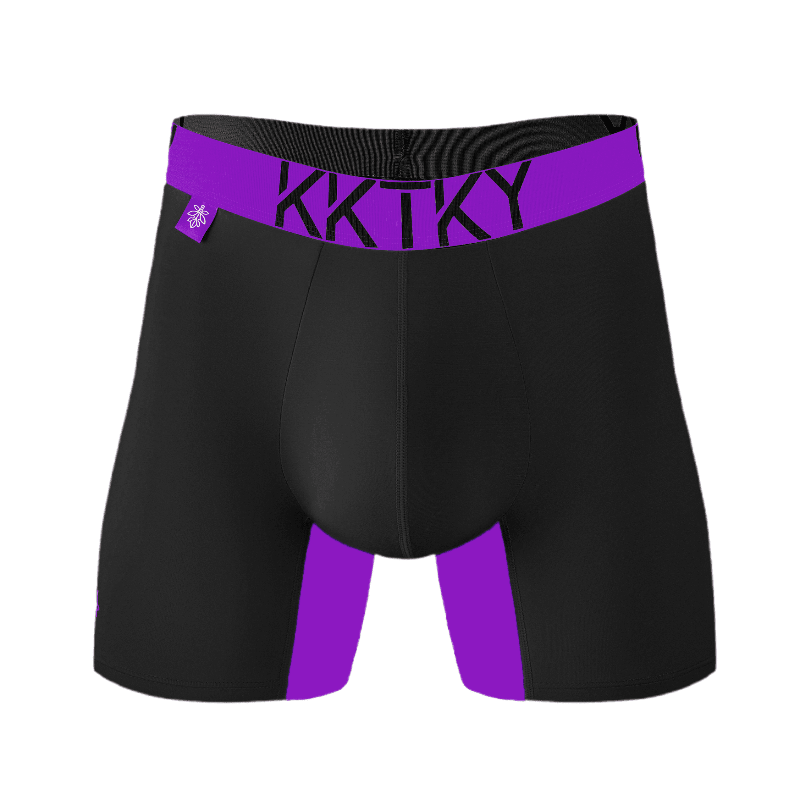 Pánské boxerky KKTKY Trunks Goliášovy švestky Neonová fialová 1 Pánské boxerky KKTKY Trunks Goliášovy švestky Neonová fialová