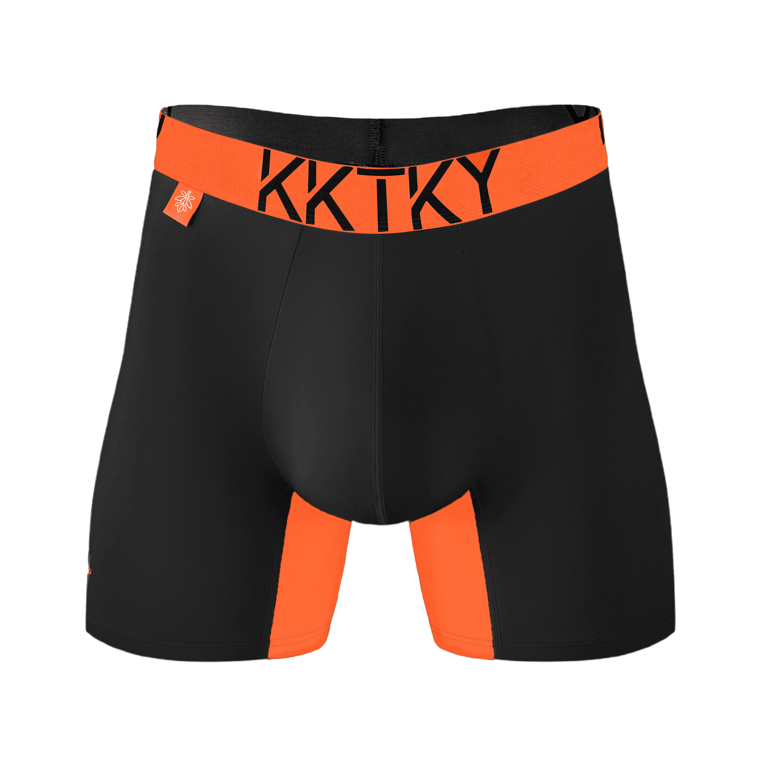 Pánské boxerky KKTKY Trunks Hořící keř Neonová oranžová 1 Pánské boxerky KKTKY Trunks Hořící keř Neonová oranžová