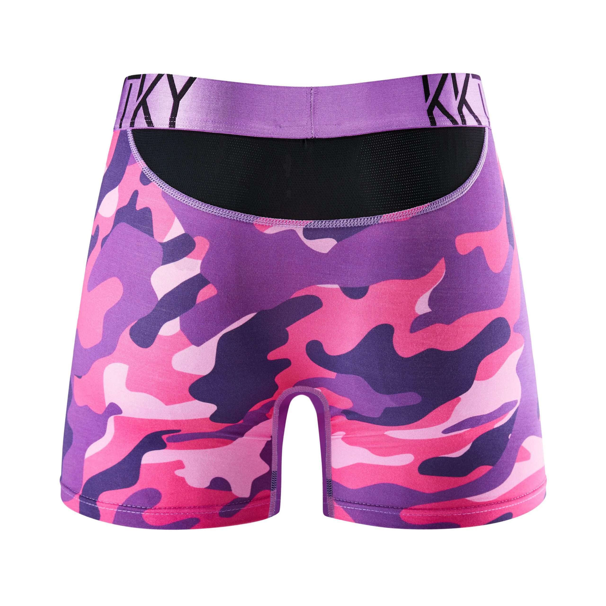 Pánské boxerky KKTKY Trunks Jidášův polibek Maskáčové fialovorůžové 4 Pánské boxerky KKTKY Trunks Jidášův polibek Maskáčové fialovorůžové - Obrázek 4
