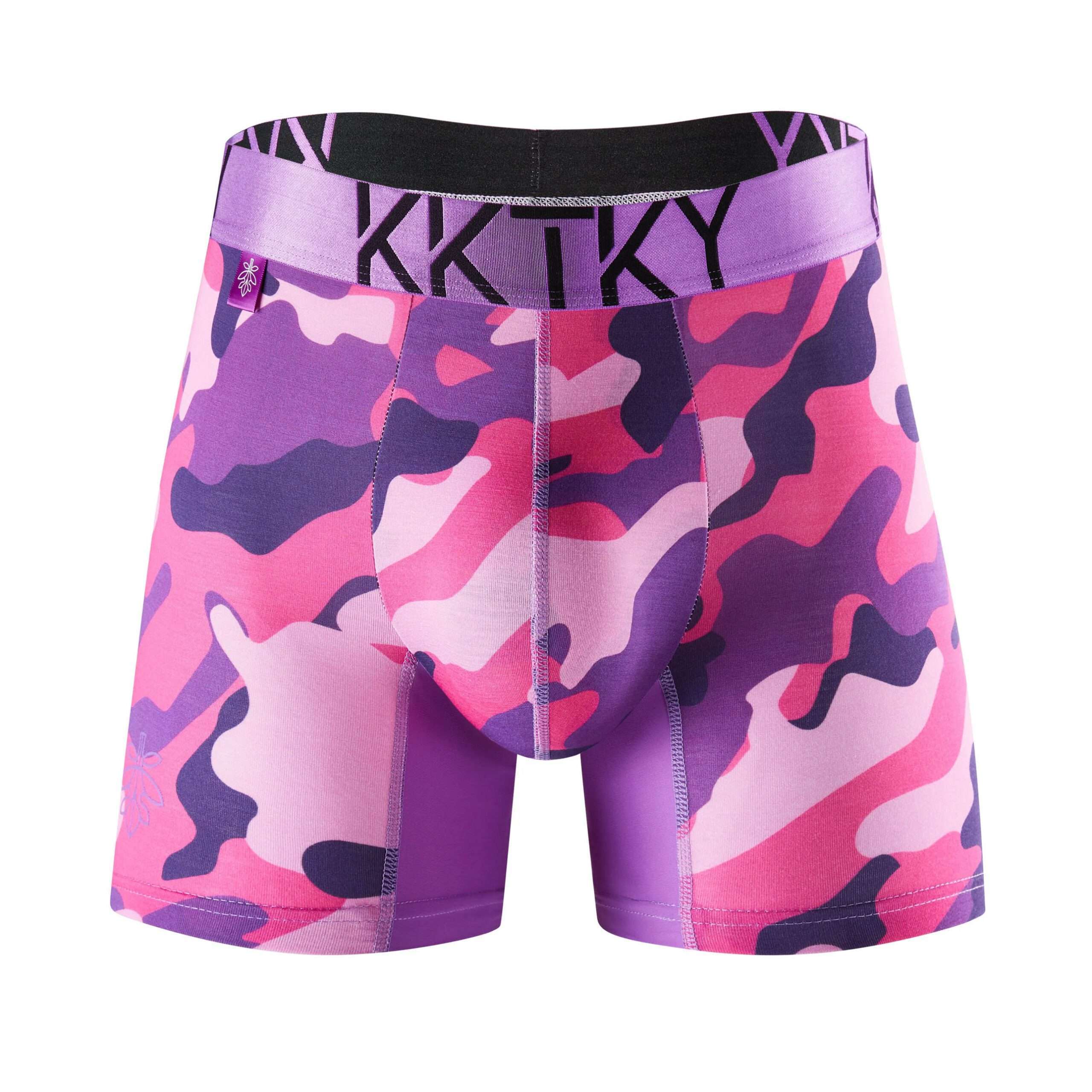 Pánské boxerky KKTKY Trunks Jidášův polibek Maskáčové fialovorůžové 1 Pánské boxerky KKTKY Trunks Jidášův polibek Maskáčové fialovorůžové