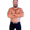 Pánské boxerky KKTKY Trunks Půlnoc v Edenu Černé 16 kktky cierne prekrizeneruky min
